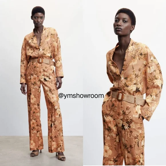 🔥Last 1🔥 MANGO Linen Co-Ord set